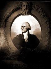 George Washington, head-and-shoulders portrait, Peale, Rembrandt, 1778-1860, Washington, George,