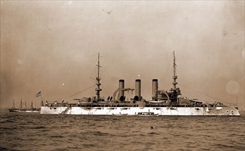 Battleship, probably American, Battleships, American, 1900