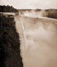 Niagara Falls from Prospect Point, Jackson, William Henry, 1843-1942, Waterfalls, United States,