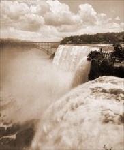 American Falls from Goat Island, Jackson, William Henry, 1843-1942, Waterfalls, United States, New