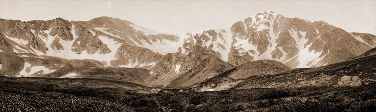 Colorado, Gray's and Torrey's Peaks, Jackson, William Henry, 1843-1942, Mountains, United States,
