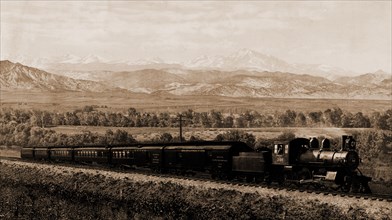 Chicago Special, Burlington Route, Colorado, Jackson, William Henry, 1843-1942, Chicago, Burlington