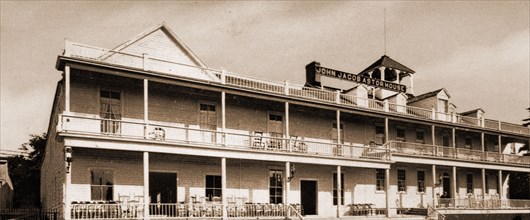 John Jacob Astor House, Mackinac Island, Hotels, United States, Michigan, Mackinac Island, 1901