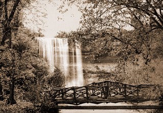 Minnehaha Falls, Minneapolis, Minnesota, Waterfalls, United States, Minnesota, Minneapolis, 1900