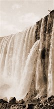 Niagara, Falls from below?, Waterfalls, United States, New York (State), Niagara Falls, Canada,