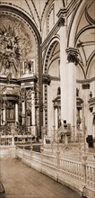 The altar, Church of Guadaloupe, the Cathedral, City of Mexico, Jackson, William Henry, 1843-1942,
