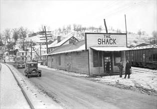 Scott's Run, West Virginia. The Shack Community Center - Scene is typical of crowded space. In