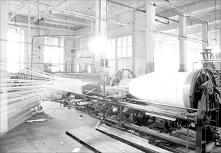 Paterson, New Jersey - Textiles. [Large textile machine.], June 1937, Lewis Hine, 1874 - 1940, was