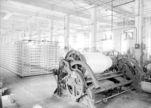 Paterson, New Jersey - Textiles. [Another view of large textile machine.], June 1937, Lewis Hine,