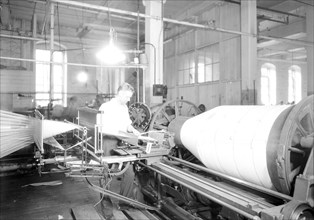 Paterson, New Jersey - Textiles - Jackson Winding and Warping Company - Picture of a high speed
