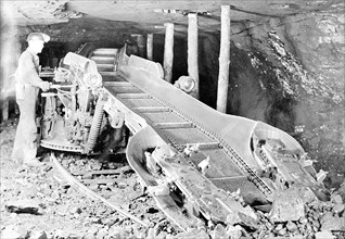 Man operating mining equipment, 1936, Lewis Hine, 1874 - 1940, was an American photographer, who