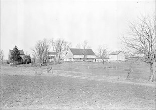 Lancaster, Pennsylvania - Housing. Closer view of farm buildings, 1936, Lewis Hine, 1874 - 1940,
