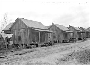 High Point, North Carolina - Housing. Row of hovels occupied by colored workers from furniture and