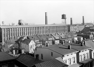 Paterson, New Jersey - Textiles. [View of mill and houses.], March 1937, Lewis Hine, 1874 - 1940,