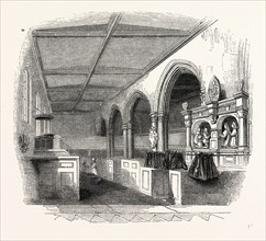 St. Peter's Chapel, London, England, engraving 19th century, Britain, UK