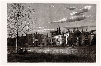 Strawberry Hill,1882, UK, engraving