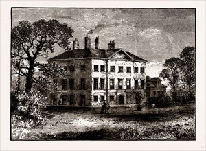 COPPED HALL, NEAR EPPING, UK, engraving 1881 - 1884