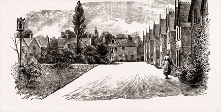 DR. BARNARDO'S HOMES, UK, engraving 1881 - 1884