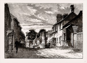 DAGENHAM, UK, engraving 1881 - 1884
