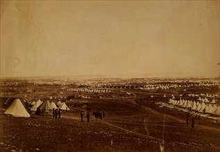 Plateau of Sebastopol: Allied camp on the plateau before Sebastopol, Crimean War, 1853-1856, Roger