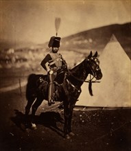 Cornet Wilkin, 11th Hussars, Crimean War, 1853-1856, Roger Fenton historic war campaign photo