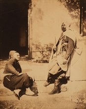 Zouave & officer of the Saphis [i.e., Spahis], Crimean War, 1853-1856, Roger Fenton historic war
