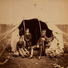 Colonel Brownrigg C.B. & the two Russian boys Alma & Inkermann, Crimean War, 1853-1856, Roger