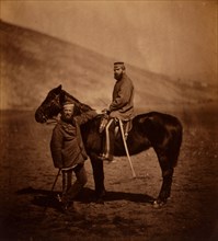 Captain Phillips & Lieutenant Yates, 8th Hussars, Crimean War, 1853-1856, Roger Fenton historic war