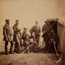 Brigadier McPherson & officers of the 4th Division Captain Higham [i.e., Heigham], 17th Regiment;
