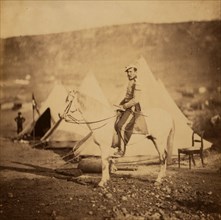 Chasseur d'Afrique - officer, Crimean War, 1853-1856, Roger Fenton historic war campaign photo