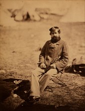 Dr. Marlow, 28th Regiment, Crimean War, 1853-1856, Roger Fenton historic war campaign photo