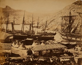 Cossack Bay, Balaklava, Crimean War, 1853-1856, Roger Fenton historic war campaign photo