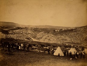 Major Brandling's troop, Crimean War, 1853-1856, Roger Fenton historic war campaign photo