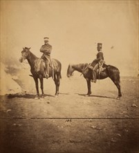 Lieutenant General Pennefather & orderly, Crimean War, 1853-1856, Roger Fenton historic war
