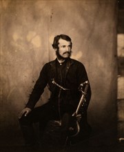 Captain Burnaby, Grenadier Guards, Crimean War, 1853-1856, Roger Fenton historic war campaign photo