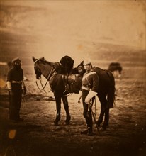 Lieutenant Godman, 5th Dragoons, Crimean War, 1853-1856, Roger Fenton historic war campaign photo