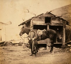 Captain King, horse artillery, Crimean War, 1853-1856, Roger Fenton historic war campaign photo