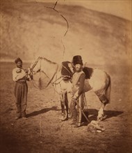 Lieutenant Yates, 11th Hussars, Crimean War, 1853-1856, Roger Fenton historic war campaign photo
