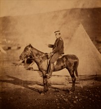 Major Morris, C.B., Royal Artillery, Crimean War, 1853-1856, Roger Fenton historic war campaign