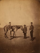 Captain Vam, friend & servant, 38th Regiment, Crimean War, 1853-1856, Roger Fenton historic war