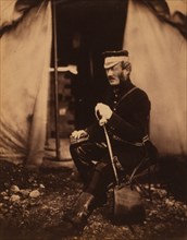 Colonel Wilbraham, Crimean War, 1853-1856, Roger Fenton historic war campaign photo