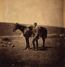 Colonel Dickson, Royal Engineers, Crimean War, 1853-1856, Roger Fenton historic war campaign photo