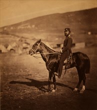 Captain Wilkinson, 9th Regiment, Crimean War, 1853-1856, Roger Fenton historic war campaign photo