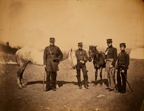 Mr. Gammel & friends, 39th Regiment, Crimean War, 1853-1856, Roger Fenton historic war campaign
