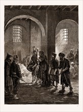 INTERIOR OF A CONVICT PRISON, CAIRO, EGYPT, 1876