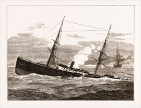 THE COLLISION OFF DOVER: SINKING OF THE "STRATHCLYDE", UK, 1876