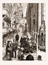 THE PRINCE OF WALES AT MALTA: THE STRADA SAN GIOVANNI, 1876; "Those cursed streets of stairs, How