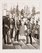 THE PRINCE OF WALES AT MALTA, 1876: RECEPTION OF THE PRINCE BY GENERAL SIR C.T. VAN STRAUBENZEE,
