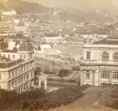 Rio de Janeiro, Brazil seen from Mount Castello, 1914, Vintage photography