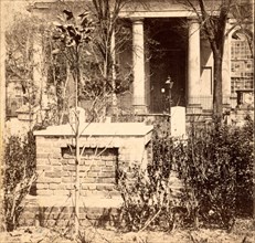 Grave of John C. Calhoun, in front of St. Philip's church, Charleston, S.C., USA, US, Vintage